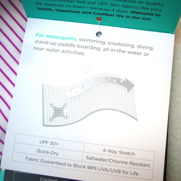 New Coolibar Accelera Tee UPF 50+ - Picture 7 of 9